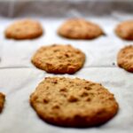 brown cookies on white textile